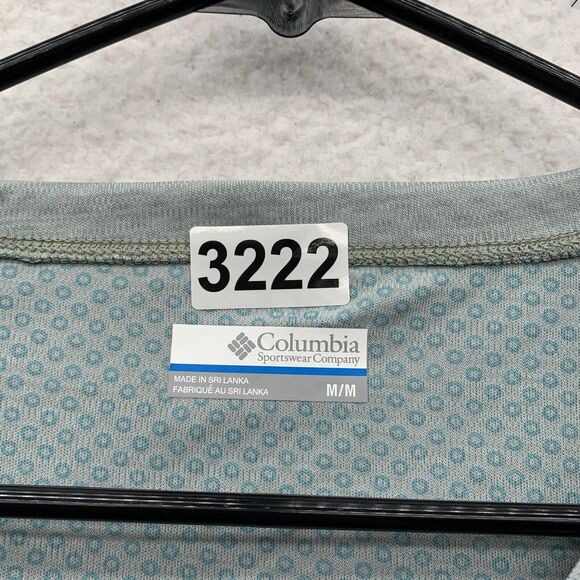 Columbia Sun Shirt Mens Medium M Gray UPF 30+ Swim Beach Fishing Hiking Outdoors - Picture 9 of 9